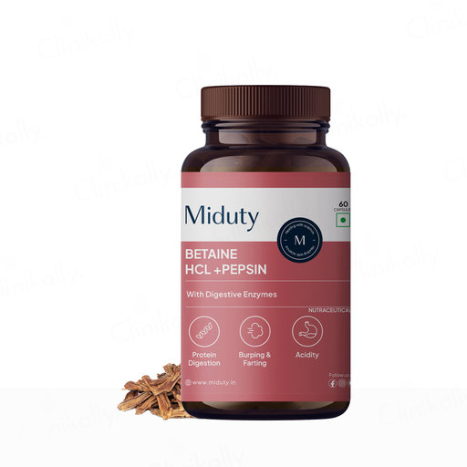 Miduty Betaine HCl + Pepsin Capsule